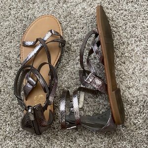 Sam Edelman Strappy Silver sandals
